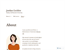 Tablet Screenshot of jordaneschler.com
